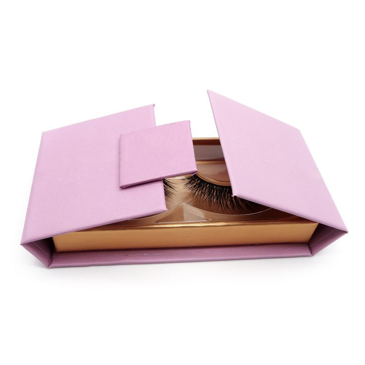 Foldable eyelash boxes