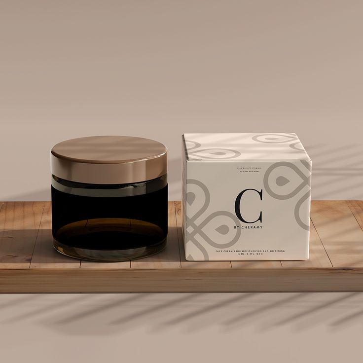 Logo printing face cream box